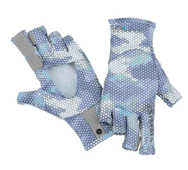 Simms Sunglove Hex Camo Storm Simms Sunglove Hex Camo Storm